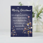 メリークリスマスフラットカード (スタンド正面)