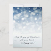 メリークリスマスフラットホリデーカード シーズンカード (裏面)