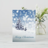 メリークリスマスフラットホリデーカード シーズンカード (スタンド正面)