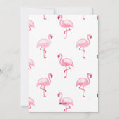 メリークリスマスフラミンゴホリデーフォトカード シーズンカード (裏面)