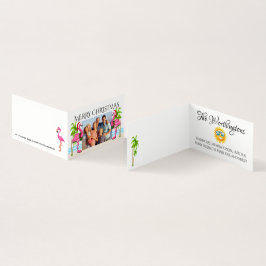 メリークリスマスフラミンゴ家族の写真