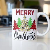 メリークリスマスフラワーコーヒーマグ ツートーンマグカップ