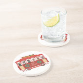 メリークリスマスフランスのブルドッグズホリデートロリー コースター (側面)