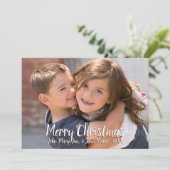 メリークリスマスフルフォトカード シーズンカード (スタンド正面)