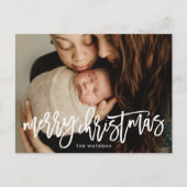 メリークリスマスフルブリードフォト シーズンポストカード (正面)