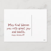 メリークリスマスフレア シーズンポストカード (裏面)