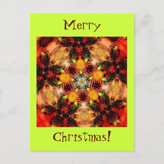 メリークリスマスフレア シーズンポストカード (正面)