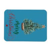 メリークリスマスフレキシブル写真 マグネット (横)