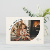 メリークリスマスフレモダンームブルー シーズンカード (スタンド正面)