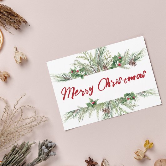 メリークリスマスフレーム冬のウィースグリーティング シーズンカード