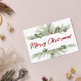 メリークリスマスフレーム冬のウィースグリーティング シーズンカード