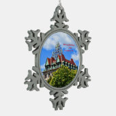 メリークリスマスフロムスクラントン,パーシア州オーナメント スノーフレークピューターオーナメント (左)