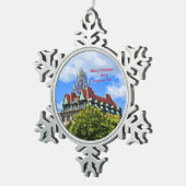 メリークリスマスフロムスクラントン,パーシア州オーナメント スノーフレークピューターオーナメント (右)