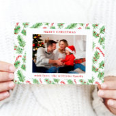 メリークリスマスフローラグリーンリー2枚 シーズンカード