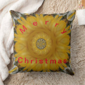 メリークリスマスフローラホームデコール クッション (ブランケット)