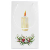 メリークリスマスフローラリース スモールペーパーバッグ (裏面)