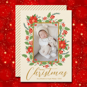 メリークリスマスフローラ写真 シーズンカード