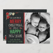 メリークリスマスフローラ シーズンカード (正面/裏面)