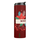 メリークリスマスフローラ タンブラー (回転左)