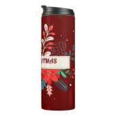 メリークリスマスフローラ タンブラー (回転右)
