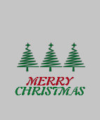 メリークリスマスフード付きスウェットシャツとスウェットシャツグレー (裾)