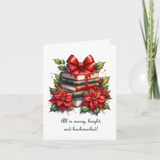 メリークリスマスブックラバー カード (正面)