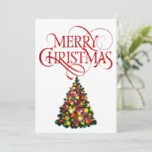 メリークリスマスブライトハッピーカラーズパーソナル文字 シーズンカード (スタンド正面)