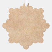 メリークリスマスブラッククリスマスツリークラフトミニマル オーナメントカード (裏面)