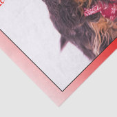 メリークリスマスブラックタンカバリエールキングチャールズ 薄葉紙 (詳細)