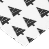 メリークリスマスブラックツリーズテーブルクロス テーブルクロス (アングル)