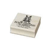 メリークリスマスブラッドハウンドッグ差出人住所 ラバースタンプ (スタンプ)