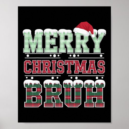 メリークリスマスブルサンタクリスマスファミリーマッチングコ ポスター (正面)