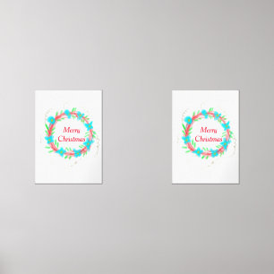 メリークリスマスブルーガーランドの水の色holida