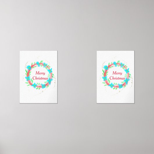 メリークリスマスブルーガーランドの水の色holida (正面)