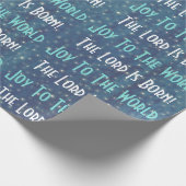 メリークリスマスブルースターズ宗教包装紙 ラッピングペーパー (角)