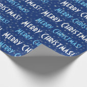 メリークリスマスブルースターズ ラッピングペーパー (角)