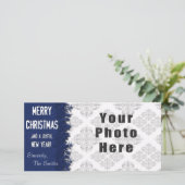 メリークリスマスブルースノーフレーク シーズンカード (スタンド正面)