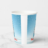メリークリスマスブルー格言 紙コップ (右)