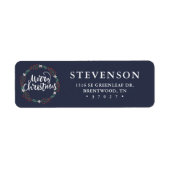 メリークリスマスブルー ラベル (正面)