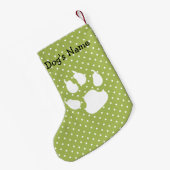 メリークリスマスプグ スモールクリスマスストッキング (裏面 (吊り時))