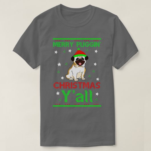 メリークリスマスプグ Tシャツ (デザイン正面)