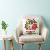 メリークリスマスプッグ クッション (椅子)