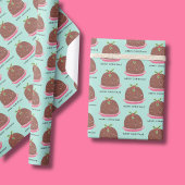 メリークリスマスプリンイラストレーション ラッピングペーパー