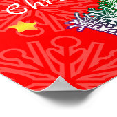 メリークリスマスプリント、バリューポスター紙(マット) ポスター (角)