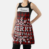 メリークリスマスプレイド エプロン (インサイチュ)