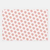 メリークリスマスプレゼントの木柄 ラッピングペーパーシート (正面)