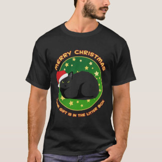 メリークリスマスプレゼントはトイレの猫 Tシャツ