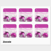 メリークリスマスプレゼントラベルシール スクエアシール (シート)