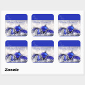 メリークリスマスプレゼントラベルシール スクエアシール (シート)