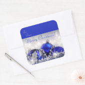 メリークリスマスプレゼントラベルシール スクエアシール (封筒)